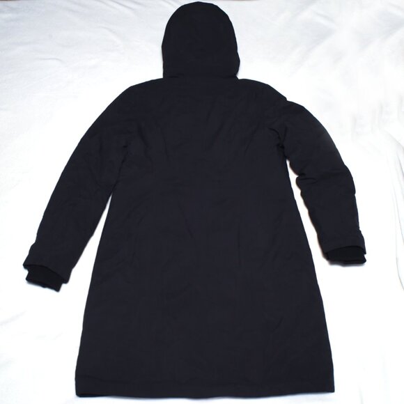 SCHOT NYC Save The Duck Parka All Black Jacket Size S Excellent Condition - Picture 8 of 13